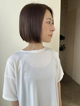 トップヘアー スパアンドリラクゼーション 安城(spa&relaxation) 似合わせサラサラショートボブ
