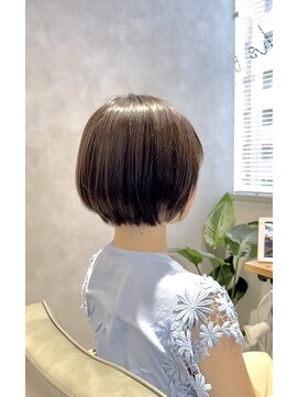 ビス フルール 日暮里店(Vis fleur) ショートボブ/前髪カタログ/髪質改善カラー