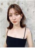 トリートメント ブリーチなしダブルカラー 前髪縮毛矯正