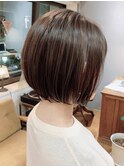 ショートヘア/チョコレートモード/大人ガーリー[有楽町/日比谷］