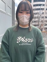 ツイギー 宮西店(TWiGGY) ウルフカット/ウルフレイヤー/ミディアムウルフ/インナーカラー