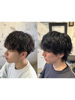 men's専用ヘッドスパ/パーマStyleも◎men's専属stylistが理想のStyleを叶えます[千葉/千葉駅/学割U24/韓国]