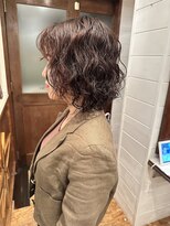 ラレイ(Lalei) 【白岩】ボブレイヤー×ニュアンスパーマ