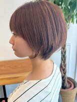 ビューエヒメ(VIEW EHIME)&nbsp;小顔カットショートボブ大人可愛いアッシュオリーブ