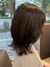 黒染めor黒染めを使わない暗髪♪トーンダウンカラー&色落ち防止treatment！