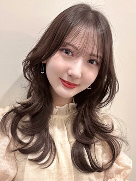 アンカーバイナチュラル(anchor by natural) 韓国風/レイヤー/小顔/前髪カット/髪質改善/グレージュ/透明感