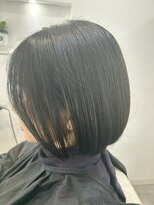 エクラートリアン 藤沢店(ECLART Lien)&nbsp;暗髪シンプルボブ