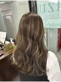 白髪ぼかしハイライト
