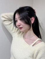 クレム 博多駅店(ChLem)&nbsp;顔まわりレイヤー 艶カラー 暗髪 韓国風 髪質改善 福岡美容室