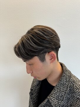 オンリーケアバイジャパン(ONLY CARE by JAPAN) シルバーハイライト×センターパート