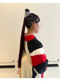 袴着付け+ヘアセット