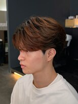 バース 梅田中崎町店(BIRTH) 曲がる縮毛矯正　ニュアンスパーマ　センターパート　20代30代