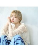 ショート×ハイトーンカラー♪