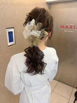 ヘアメイク マリア 福岡天神西通り(hair make MARIA) ローポニー