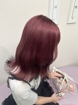 ジーナリア(Xena ria)&nbsp;《衣織》ピンク×ブラック/裾カラー