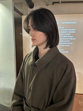 ノラジャーニー(NORA Journey) メンズボブウルフメンズミディアムレイヤーカットメンズウルフ