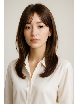 ラクヘアー 六本松店(rak hair) 軽やかミディアムレイヤー