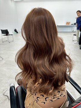 ロンドルピナス 小倉(Lond Lupinus) ミディアムヘア暗めカラー/デザインカラー/フェイスフレーミング