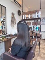 ゴデーレ(GODERE)&nbsp;黒髪ストレートロングヘア髪質改善美シルエット縮毛矯正