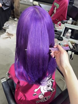 ゲームバイアランスミシー 心斎橋(GAME by Alan Smithee) デザイン/ダブルカラー/ケアブリーチ/エフェクトブリーチ