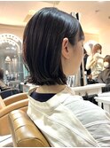 【Noa】ヘイリーボブ前髪レイヤーカット小顔髪質改善縮毛矯正