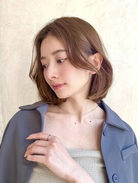 サーパス(Surpass) 【SHIHO】大人ボブヘア 長め前髪/20代30代40代◎立川