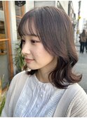 小顔 髪質改善 大人可愛い ショコラベージュくびれヘア 京都烏丸