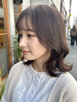 レリコ ニド(Relico-nid)&nbsp;小顔 髪質改善 大人可愛い ショコラベージュくびれヘア 京都烏丸