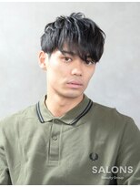 サロンズ 京都JR二条駅西口店(SALONS)&nbsp;無造作束感スタイル/メンズカット