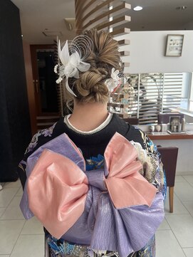 ラ シェンテ 宝塚(La Sente) 成人式アップアレンジ