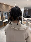 ブリーチなしカラー/ヘアアレンジ/ヘアセット/福岡/10代20代30代