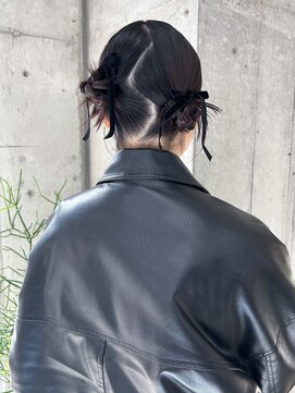 オムズポカ 栄矢場町店(OM's poka) ツインシニヨン/シニヨンヘア/ヘアセット