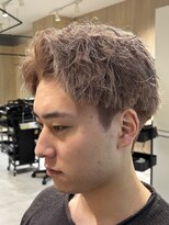 レボ 片町店(Revo)&nbsp;アップバング×ピンクミルクティーベージュ！