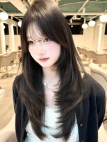 マインバイアフロートギンザ(MYNE by AFLOAT GINZA)&nbsp;レイヤーカット/グレージュ/韓国ヘア