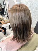 ブリーチなし透明感オリーブベージュ