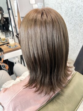 ジルヘアービカミ(Jill hair bikami) ブリーチなし透明感オリーブベージュ