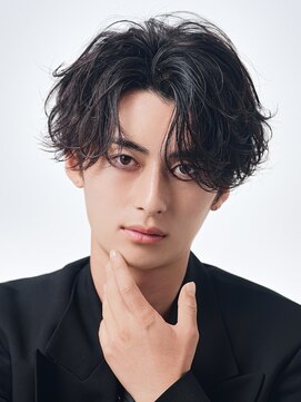 メンズヘアセンス 渋谷(MEN'S HAIR SENSE) ニュアンスパーマ/センターパート/メンズ/眉毛/フェザーパーマ