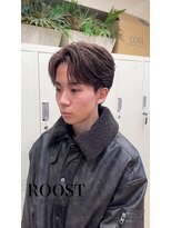 ルースト 原宿店(ROOST)&nbsp;刈り上げセンターパート/波巻きツイストスパイラル/原宿