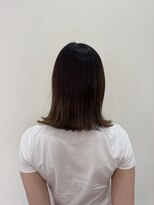ジップ 浜田店(zip)&nbsp;切りっぱなしミディアム×20代ナチュラルヘア