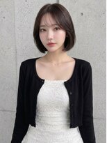 ユーフォリア 新宿通り(Euphoria)&nbsp;大人可愛いショートボブ丸みミニボブ小顔シースルー