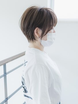 ヘアデザイン ステラ(hair design sTella) ☆透け感と抜け感のコバルトブルーアッシュショートスタイル☆