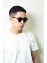 レンゲン(LENGEN)&nbsp;束感刈り上げビジネス七三ツーブロックアップバング８６