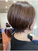 大人可愛いショートボブ