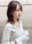 【佐伯】ショコラアッシュくびれミディアム