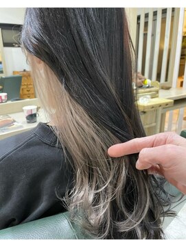 アクト 十条店(ACT) ホワイトミルクティー/インナーカラー/イヤリングカラー