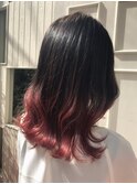 グラデーションカラー♪レッド