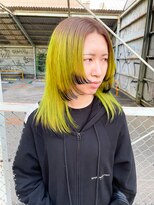 トゥコ(tuco) 個性的外国人風派手カラー派手髪イエローカラー黄緑