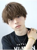 刈り上げ2ブロック爽やかマッシュ