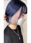 インナーホワイト+ネイビー