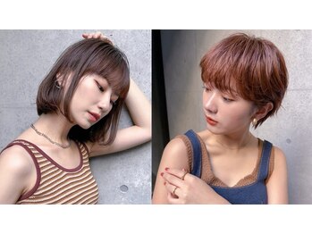 オーブ ヘアー リリー 博多2号店(AUBE HAIR lily)の写真/【カット/2500】骨格を補正し、立体感のあるショートで小顔に♪【カット+カラー/5500】